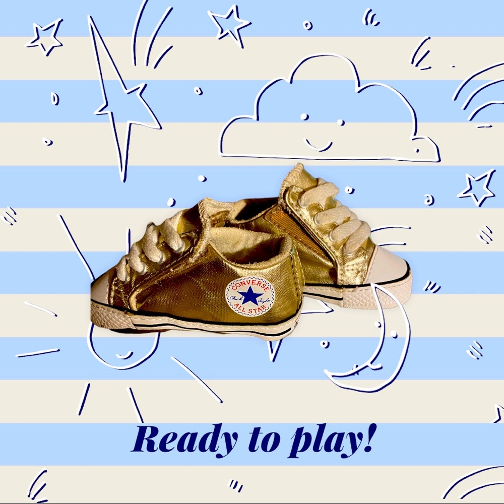 Gold Converse